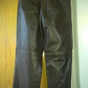Leather pants